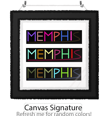 canvas signature