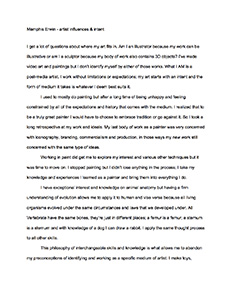 influences and intent